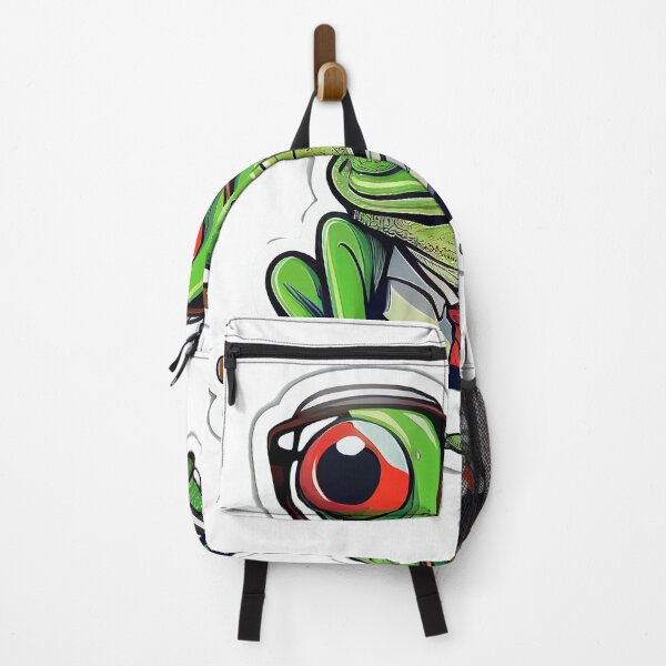 Item preview, Baby New School Style Green Frog designed and sold by BrinaandPops.