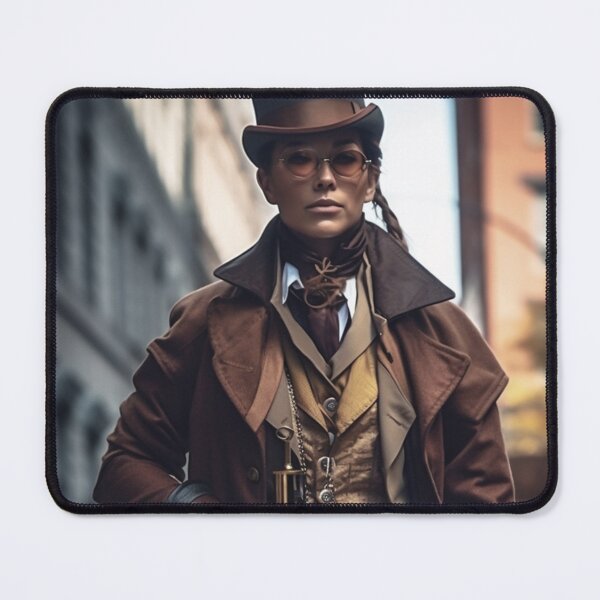 Item preview, Step into the Past with this Stunning Steampunk Detective Portrait designed and sold by CreationP.