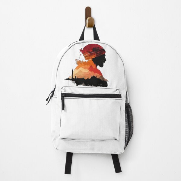 Item preview, Profile silhouette an urban boy with flashy colors; Cities transformed into canvases designed and sold by BladiWear.