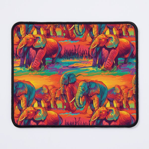 Item preview, Rivers of Elephants Tile designed and sold by Richard-Y.