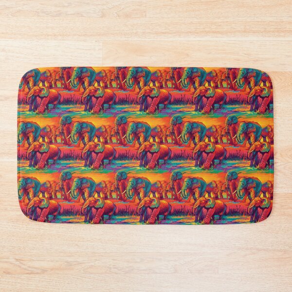 Item preview, Rivers of Elephants Tile designed and sold by Richard-Y.