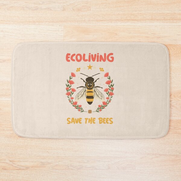 Item preview, Ecoliving - Save the Bees - Flower and Bee designed and sold by ElLocoMus.