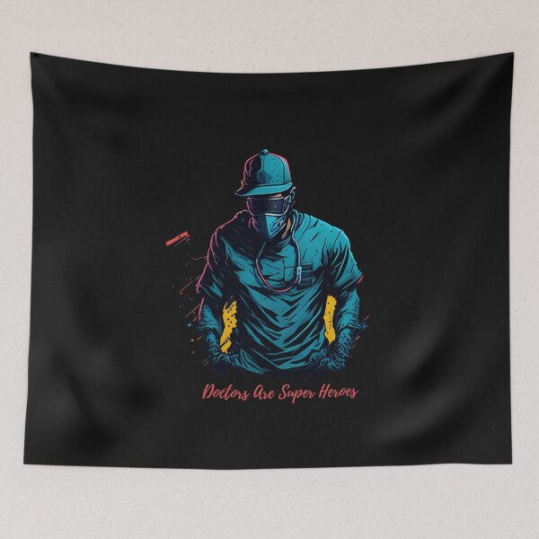 Item preview, Doctors Are Super Heroes - Superpowered -Superheroes in Scrubs  designed and sold by Chromatic-Art.