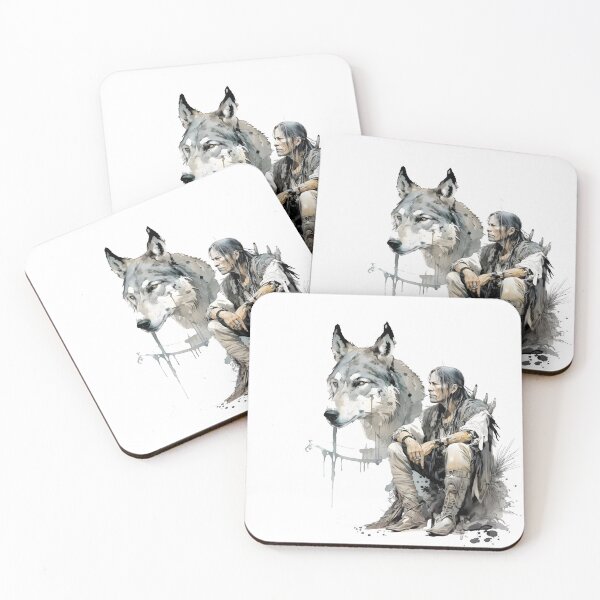 Item preview, The Wolf and the Chief designed and sold by EarthArtAvencha.