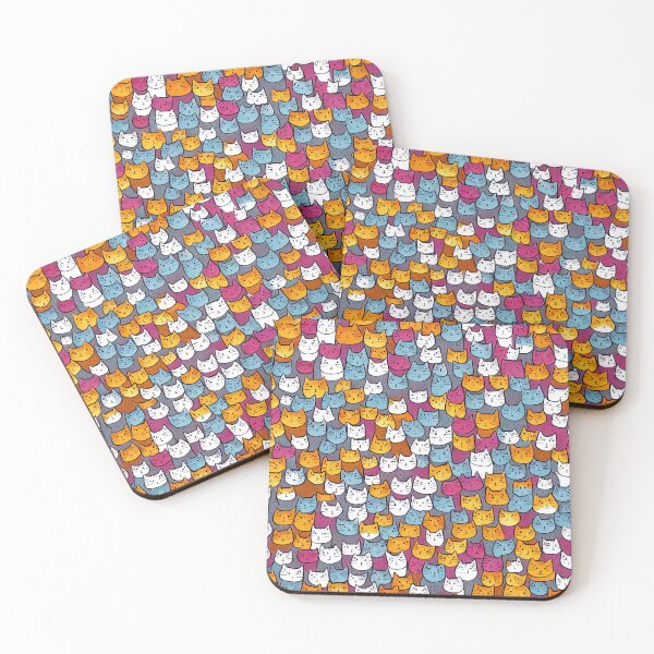 Item preview, Throw Pillow With Adorable Cat Pattern Design designed and sold by Sowari-Pillows.