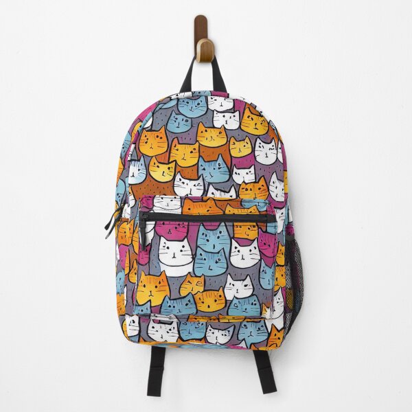 Item preview, Throw Pillow With Adorable Cat Pattern Design designed and sold by Sowari-Pillows.