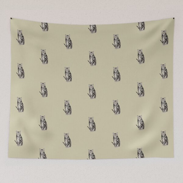 Item preview, Manx Cat Illustration designed and sold by Alo.