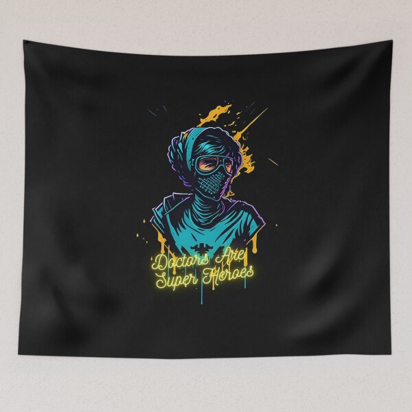 Item preview, Doctors Are Super Heroes - Doctor Who Fights for Life designed and sold by Chromatic-Art.
