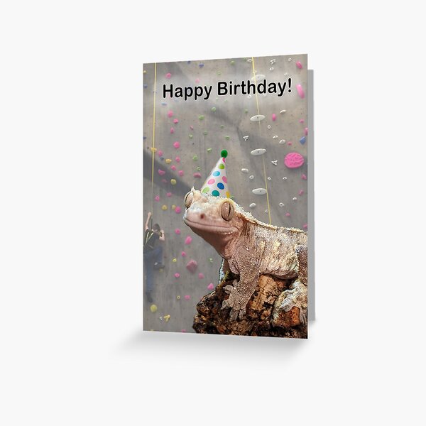 Item preview, Happy Birthday Gecko designed and sold by Budibabe.