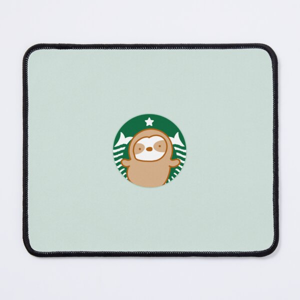 Item preview, Cute Coffee Shop Logo Sloth designed and sold by theslothinme.