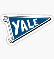 Yale Pennant Flag Sticker