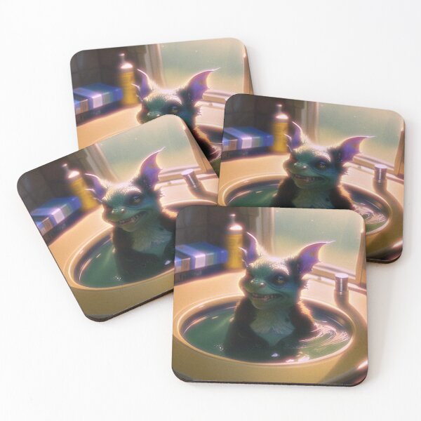 Item preview, Cheddar Goblin Takes a Bath designed and sold by technoflora.