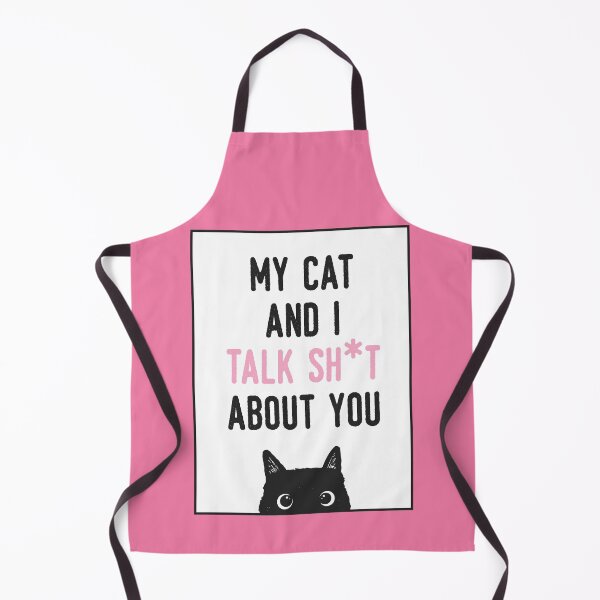 Item preview, My Cat and I Talk Sh*t About You, Pink designed and sold by sweetbelle.