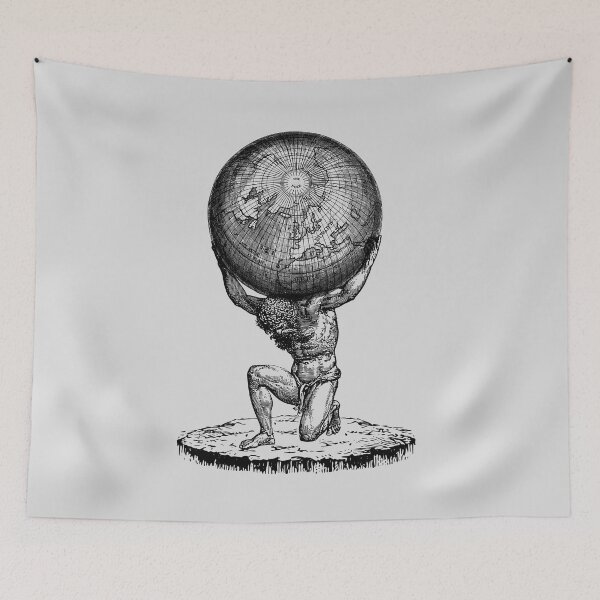 Item preview, Atlas Holding the World designed and sold by NTGUILTY.
