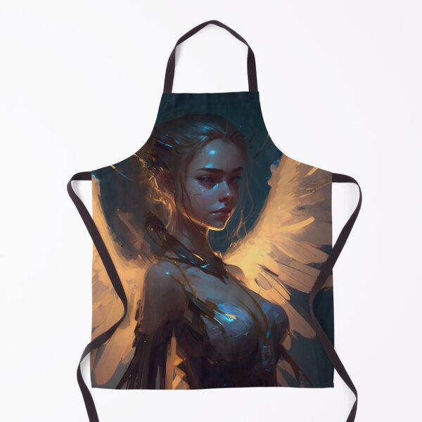 Item preview, Dark Angelic Daemoness: A Digital Painting of a Winged Temptress designed and sold by oanaunciuleanu.