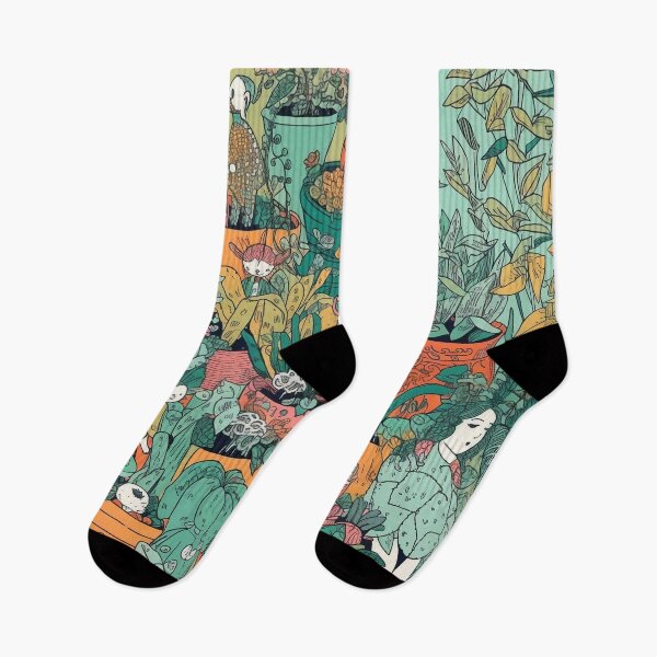 Item preview, Vintage Botanical Plants Inspired by Jillian Tamaki's Artwork designed and sold by Vlad-Nik001.