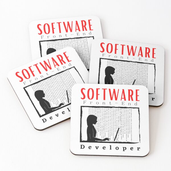 Item preview,  Software Front-End Developer motivational design designed and sold by DigitalMagShop.