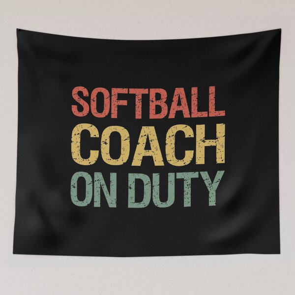 Item preview, Softball Coach on Duty II designed and sold by Lemon Pepper.