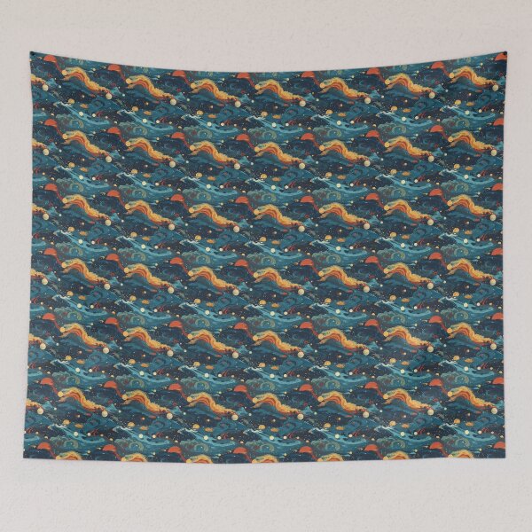 Item preview, Celestial Surge: Cosmic Tidal Wave Unleashed designed and sold by arbaxas.