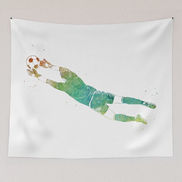 Artikelvorschau, Soccer Player Goalie entworfen und verkauft von Liededrom..