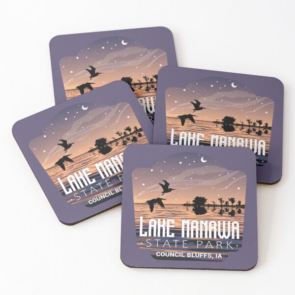 Item preview, Lake Manawa State Park designed and sold by NaomiFriend.
