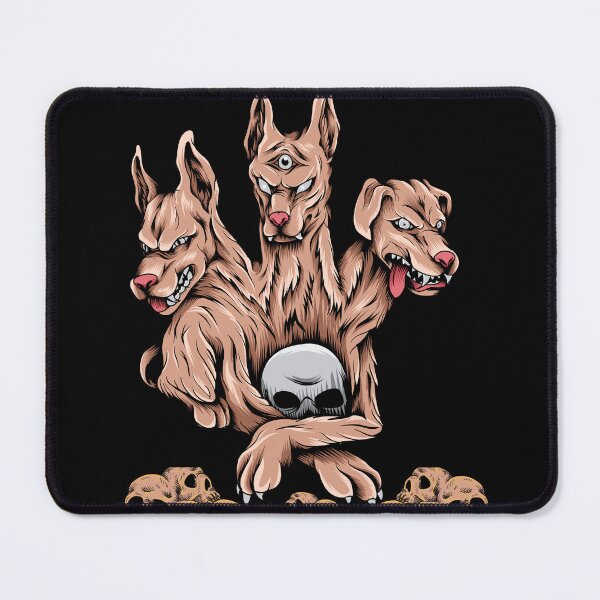 Item preview, THREE-HEADS-DOG-CREATURE-IMAGINATION-STORY-FAIRY-FANTASY-PRINTABLE-DESIGN- designed and sold by Designerboutic.