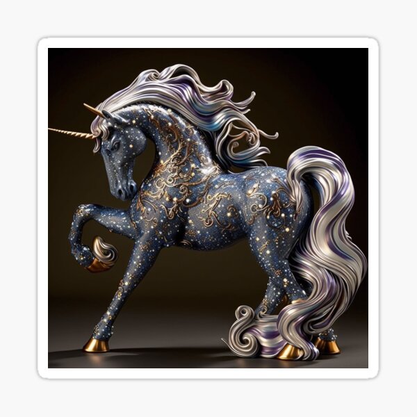 Horse Unicorn Pony Stallion Galaxy Celestial Universe Youth Teen