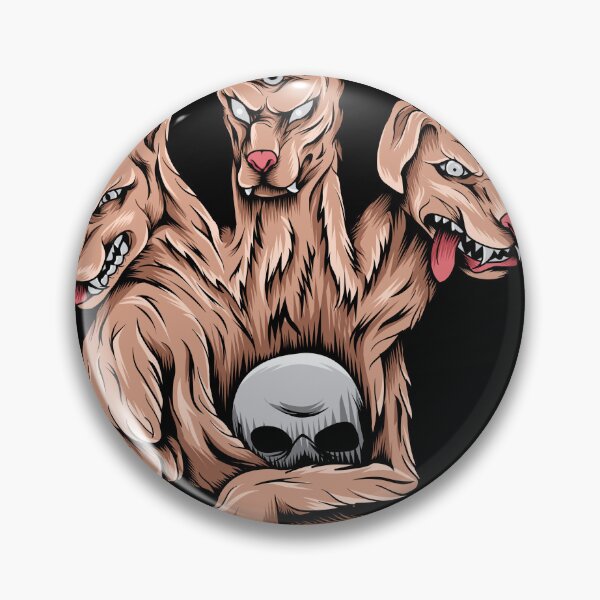 Item preview, THREE-HEADS-DOG-CREATURE-IMAGINATION-STORY-FAIRY-FANTASY-PRINTABLE-DESIGN- designed and sold by Designerboutic.