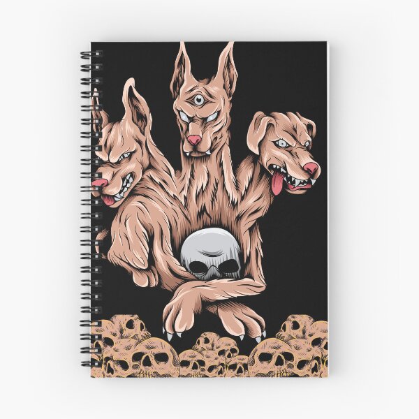 Item preview, THREE-HEADS-DOG-CREATURE-IMAGINATION-STORY-FAIRY-FANTASY-PRINTABLE-DESIGN- designed and sold by Designerboutic.