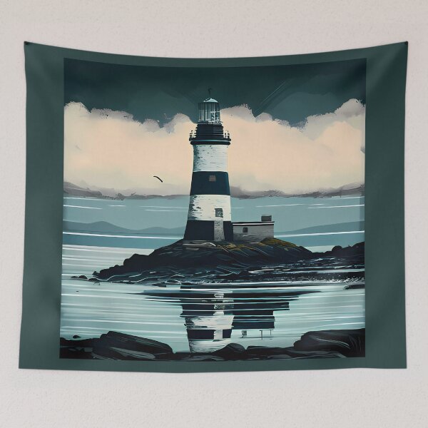Item preview, lighthouse in the sea designed and sold by SMILE88.