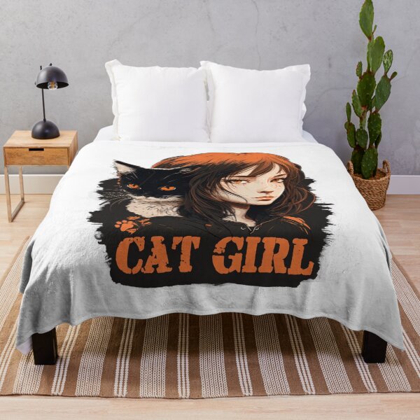 Item preview, Adorable Cat Girl Design for Cat Lovers and Anime Fans designed and sold by VibrantJD.