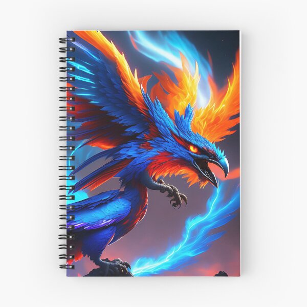 Item preview, Mythical Blue Fire Dragon designed and sold by Space-Wear.