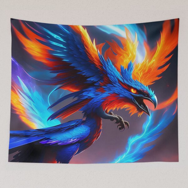 Item preview, Mythical Blue Fire Dragon designed and sold by Space-Wear.