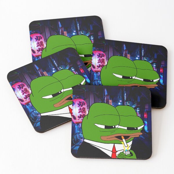 Item preview, Sad Pepe Smoking Businessman designed and sold by Slav-Art.