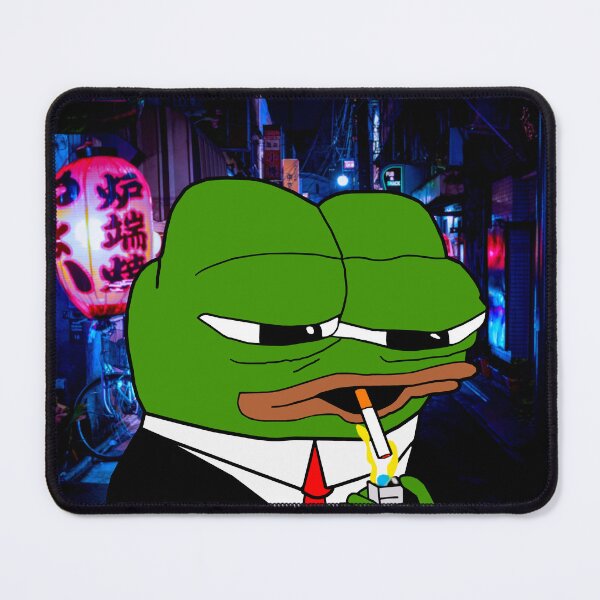 Item preview, Sad Pepe Smoking Businessman designed and sold by Slav-Art.