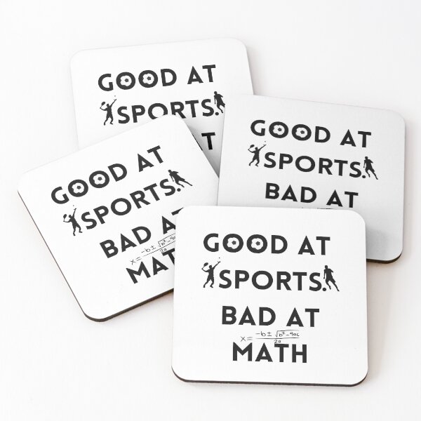 Item preview, good at sports bad at math design designed and sold by RRGCREATION.