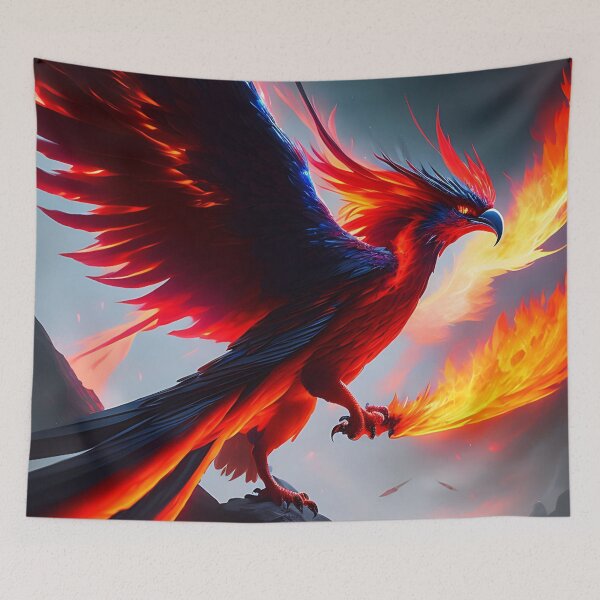 Item preview, Mythical Red Phoenix designed and sold by Space-Wear.