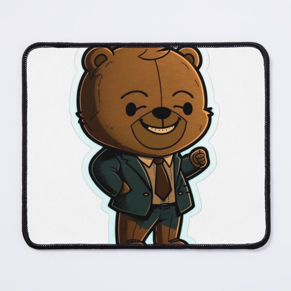 Item preview, Business Bear Suit Sticker designed and sold by Media-DK.