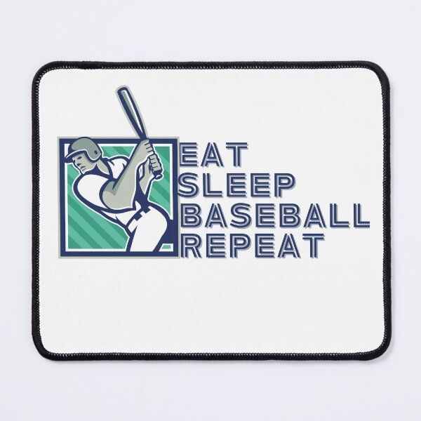 Item preview, Eat Sleep Baseball Player Repeat Funny Baseball T-shirt designed and sold by rogerbaby11.