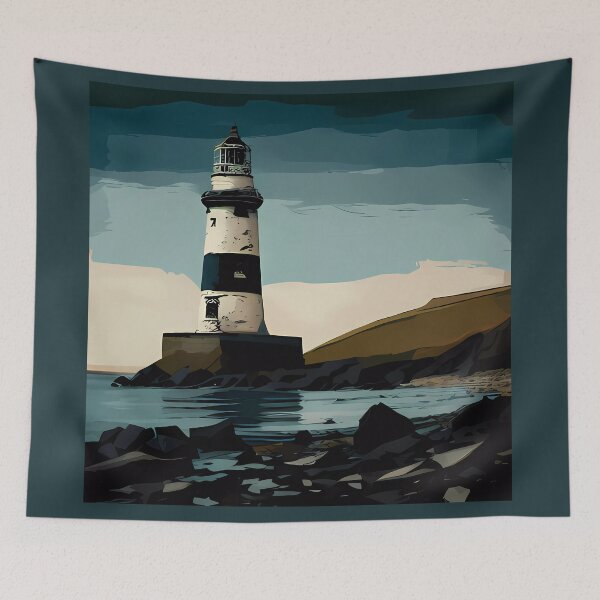 Item preview, lighthouse in the sea designed and sold by SMILE88.