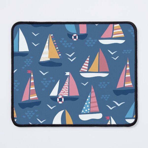 Item preview, Cute sailboats pattern designed and sold by Capictures.