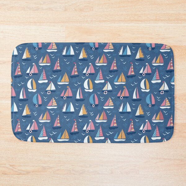 Item preview, Cute sailboats pattern designed and sold by Capictures.