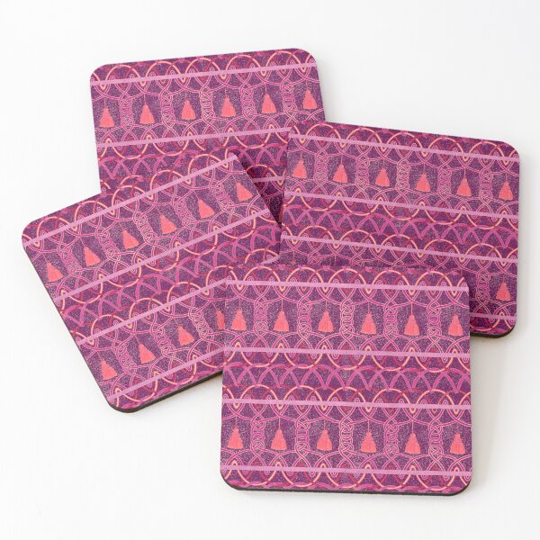 Item preview, Passementerie Magenta, Pink, Yellow, Red. Tassels & Weaving Strings  designed and sold by Ale's Art.
