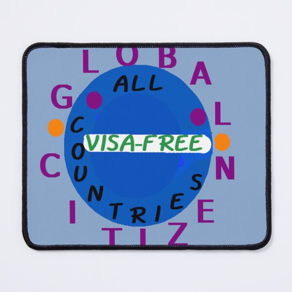 Item preview, Global Citizen Visa Free Illustration designed and sold by 3triadstore.