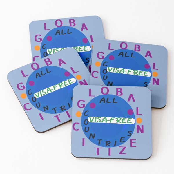 Item preview, Global Citizen Visa Free Illustration designed and sold by 3triadstore.