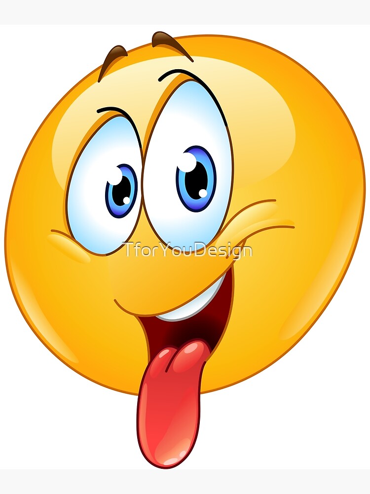 The Laughing Smiley Sticking Its Tongue Out Classic T-Shirt