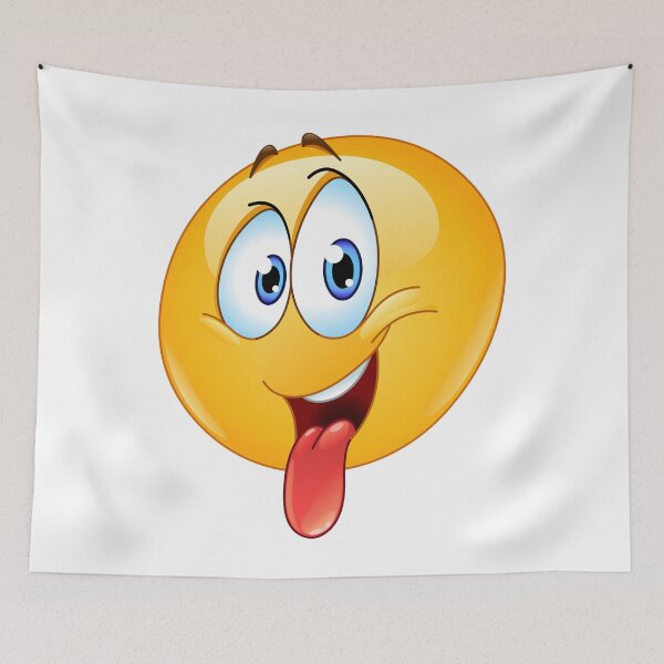 Item preview, The Laughing Smiley Sticking Its Tongue Out Classic T-Shirt designed and sold by TforYouDesign.