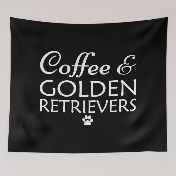 Item preview, Coffee and Golden Retrievers designed and sold by iskapa.