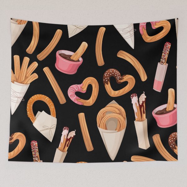 Item preview, Delicious Churros Pattern designed and sold by The Masked Designer.