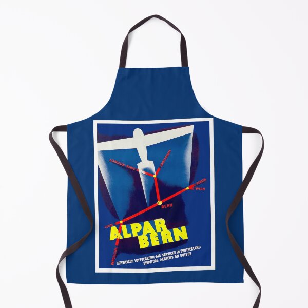 Item preview, ALPAR BERN SWISS AIRLINES: Vintage Travel Advertising Print designed and sold by posterbobs.